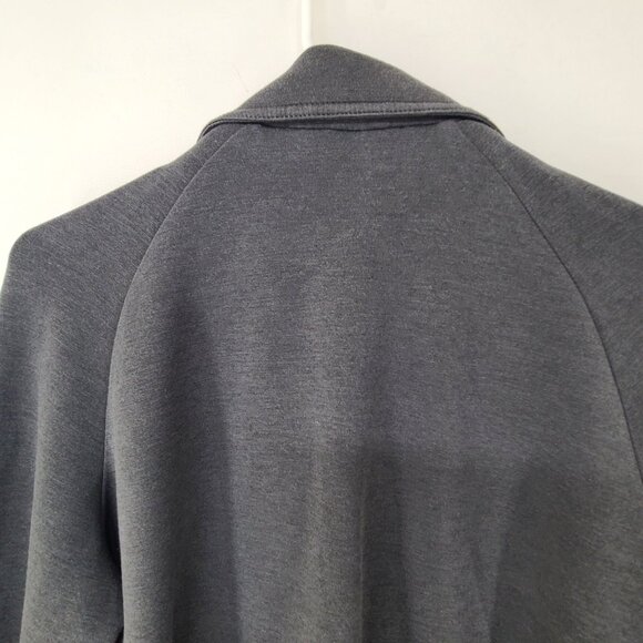 Anthropologie Marrakech Lange Jacket Grey Moto Jacket Cropped Zip Up sz Medium - Picture 6 of 9